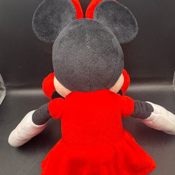 Disney Valentine MINNIE MOUSE 22” Plush Toy Stuffed Animal Red Outfit With Heart - Picture 3 of 6
